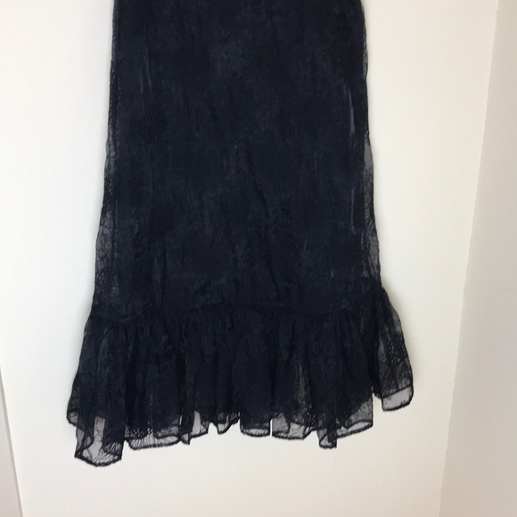 H&M x Sandra Mansour Black Lace Maxi Skirt NWT - Picture 5 of 9
